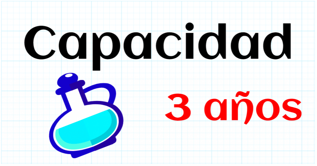 CAPACIDAD - EDUCACION INFANTIL 3 AÑOS
