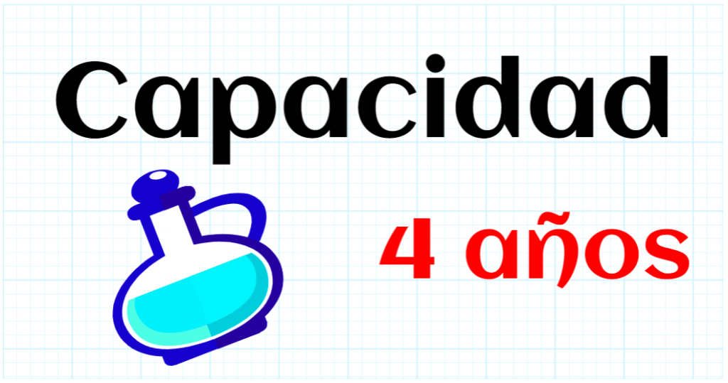 CAPACIDAD - EDUCACION INFANTIL 4 AÑOS