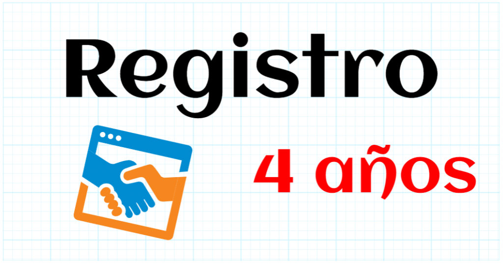 REGISTRO - EDUCACION INFANTIL 4 AÑOS