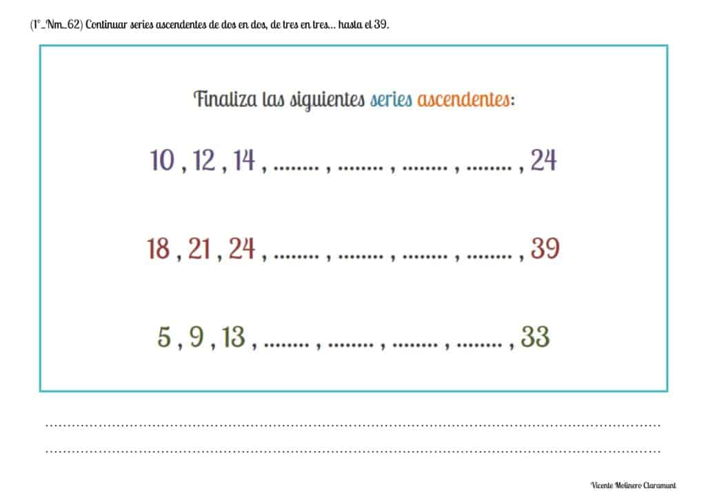 💙 NÚMEROS DEL 30 AL 40 💙 Primero de Educación Primaria (6 años) 💙 NÚMEROS DEL 30 AL 40 💙 Primero de Educación Primaria (6 años)