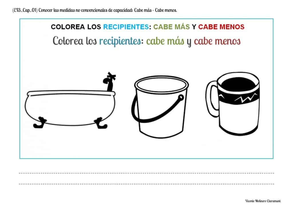 comparar cabe mas cabe menos