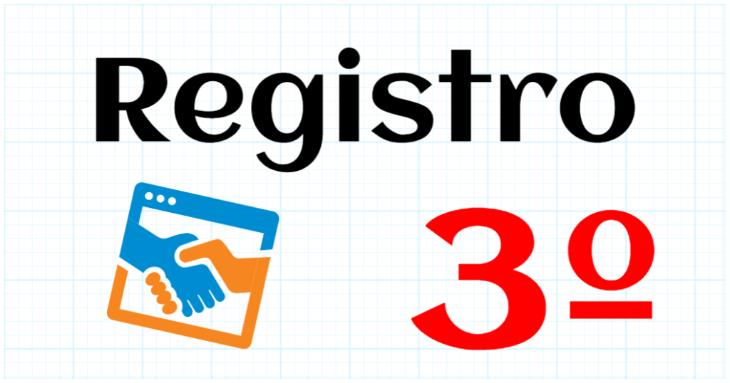 REGISTRO - EDUCACION PRIMARIA 3º