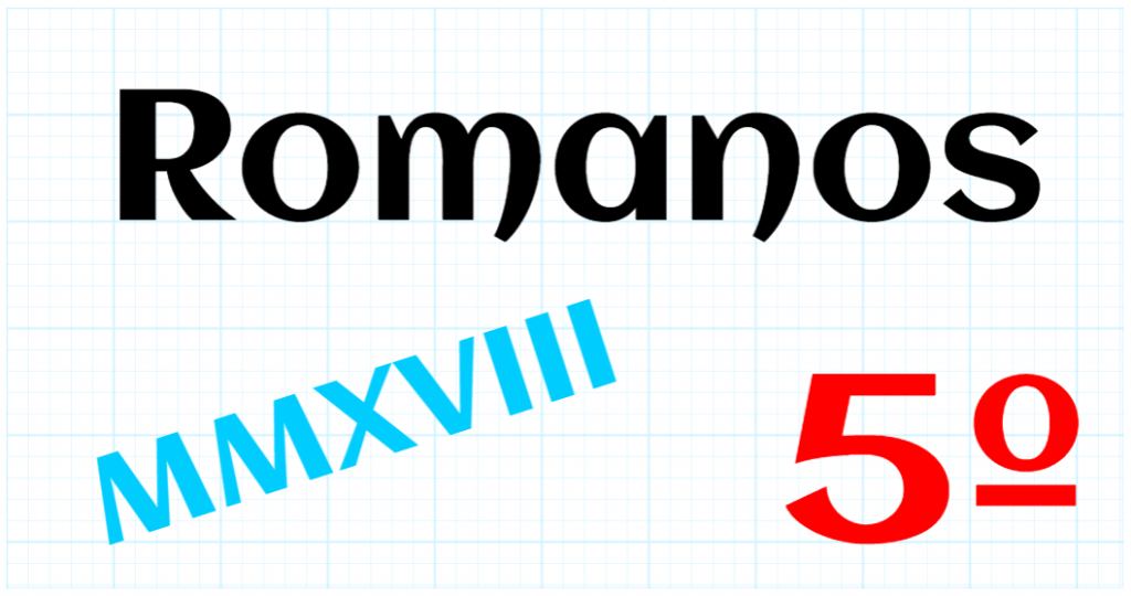 EDUCACION PRIMARIA 5º - ROMANOS