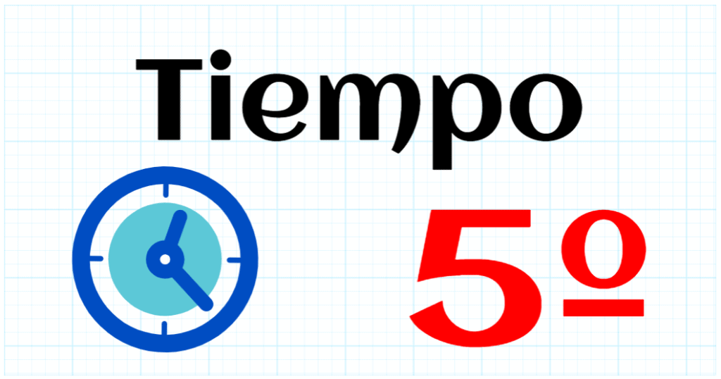 TIEMPO - EDUCACION PRIMARIA 5º