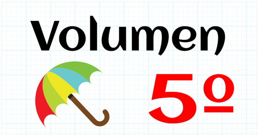 MEDIDAS VOLUMEN - EDUCACION PRIMARIA 5º