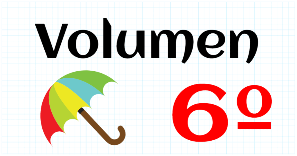 MEDIDAS VOLUMEN - EDUCACION PRIMARIA 6º