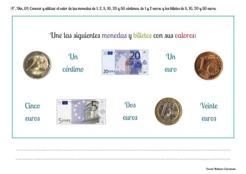 Sistema Monetario Cuarto Educación Primaria 9 Años