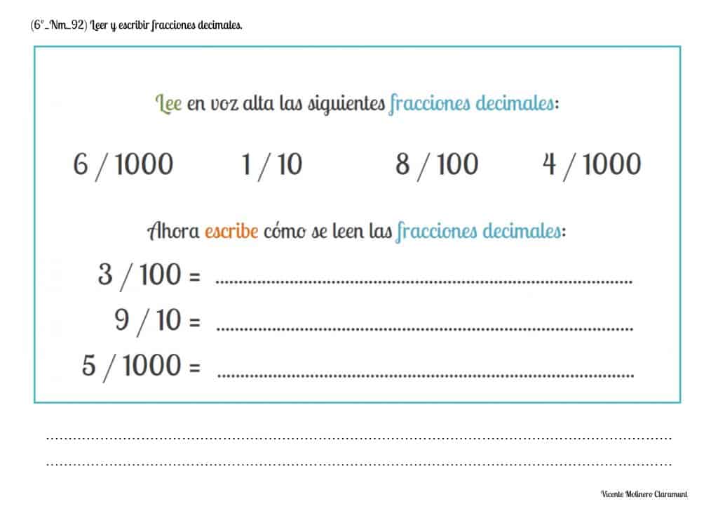 Ejercicios De Fracciones A Decimales Para Sexto Grado - vrogue.co