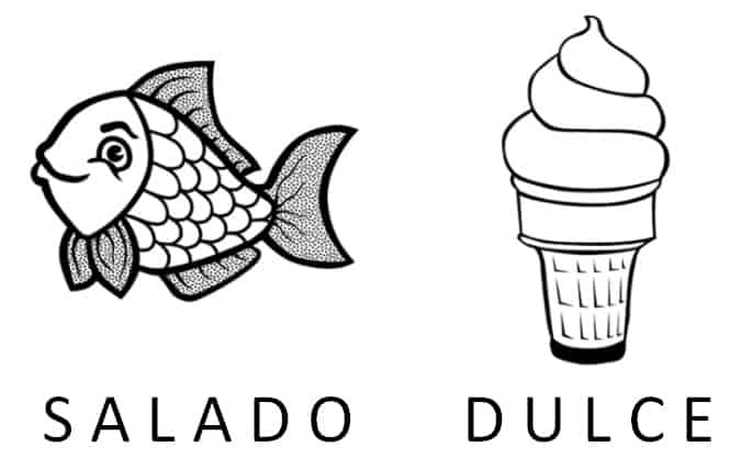 explicacion concepto dulce y salado