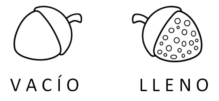 explicacion concepto lleno y vacio