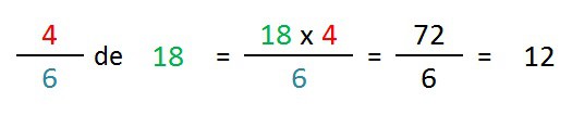 ejemplo y explicacion calculo fraccion de un numero