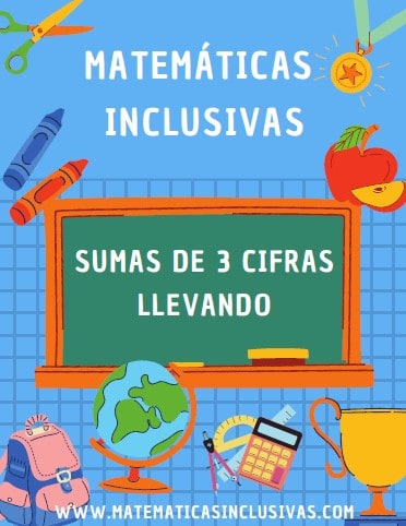 💙 SUMA DE TRES CIFRAS LLEVANDO 💙 Cuadernos en PDF