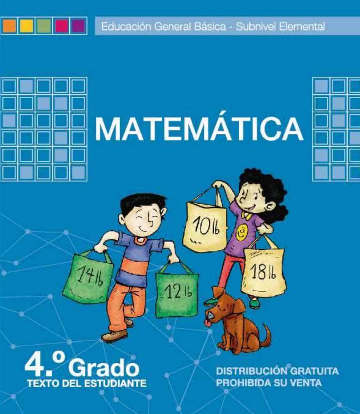 📚 Texto del Estudiante Matemática 4º EGB 📚 Ecuador 2024