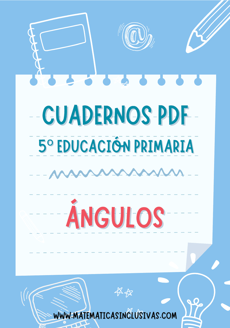 📝 Clasificación Ángulos 📝 5º Educación Primaria Cuadernos