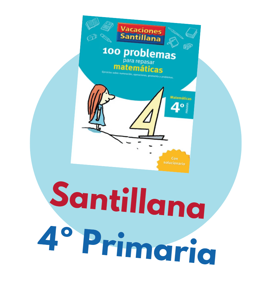 📖 4º Primaria 📖 Matemáticas Vacaciones Santillana 2026