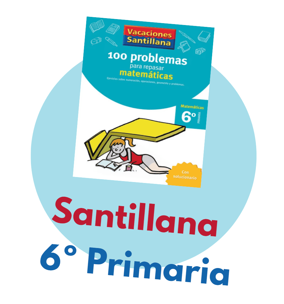 📖 6º Primaria 📖 Matemáticas Vacaciones Santillana 2026